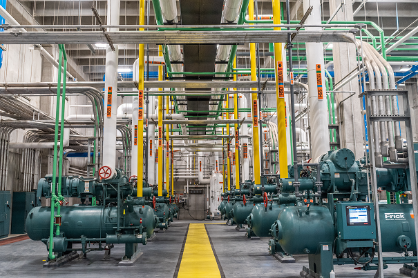 Simmons; 4,300 toneladas de capacidad del sistema de refrigeración de amoníaco